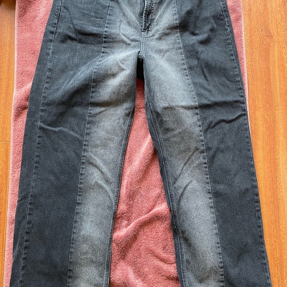 Old Navy Denim - Old Navy Black and Gray Flare Wide Leg Jeans